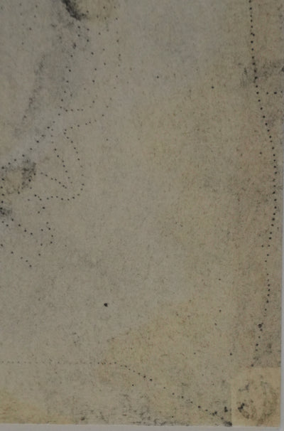 Leonard DE VINCI : Portrait d'Isabelle d'Este, Lithographie