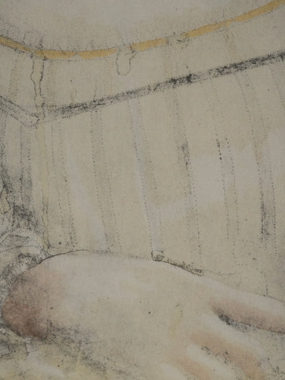 Leonard DE VINCI : Portrait d'Isabelle d'Este, Lithographie