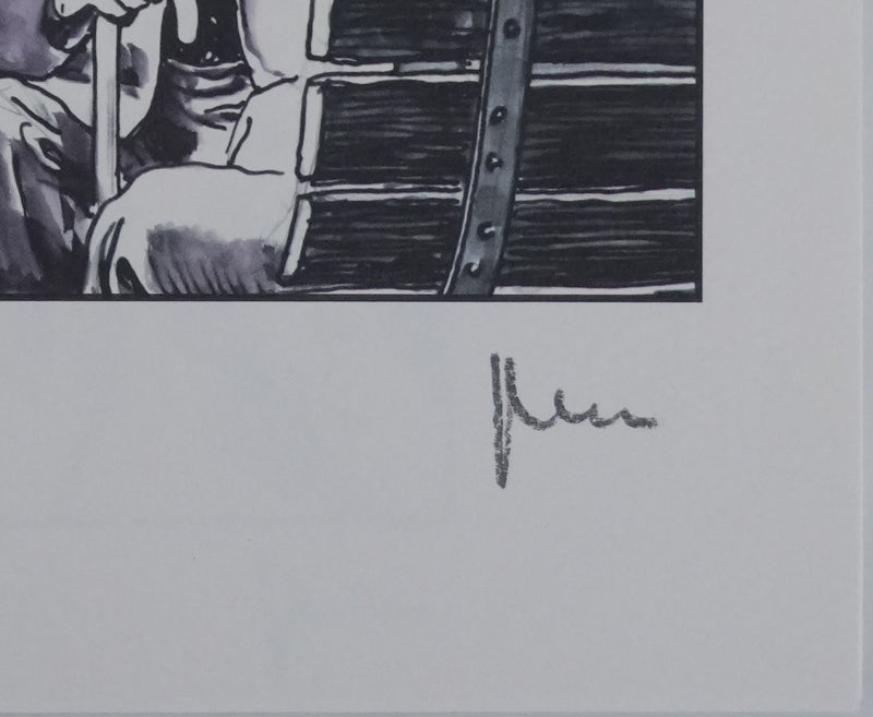 Milo MANARA : Ipsi Exhibitionniste, Lithographie originale signée
