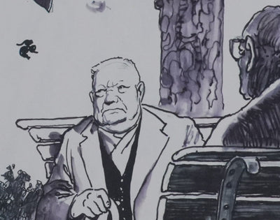 Milo MANARA : Ipsi Exhibitionniste, Lithographie originale signée
