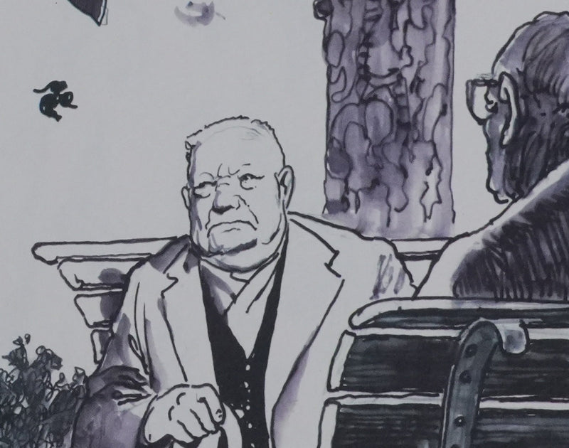Milo MANARA : Ipsi Exhibitionniste, Lithographie originale signée