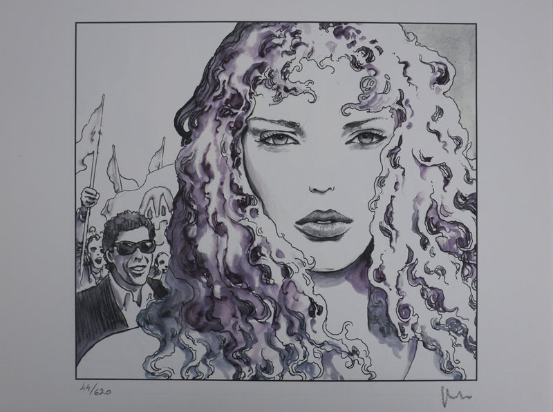 Milo MANARA : La révolte, Lithographie originale signée