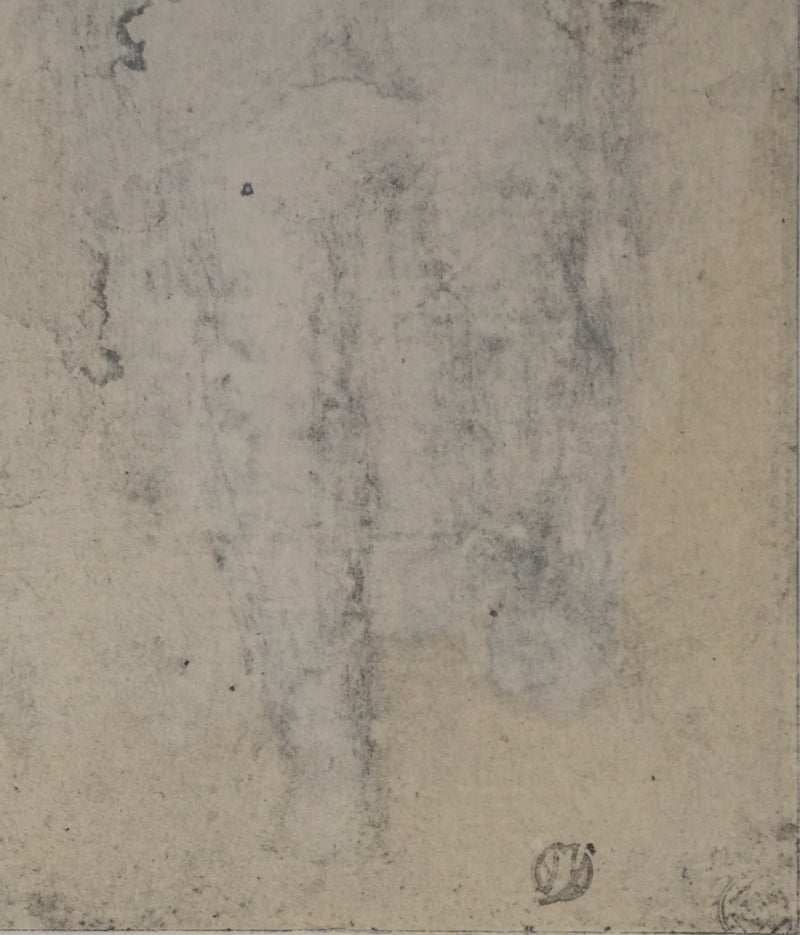 Michel-Ange BUONARROTI : Le Christ sur la croix, Lithographie