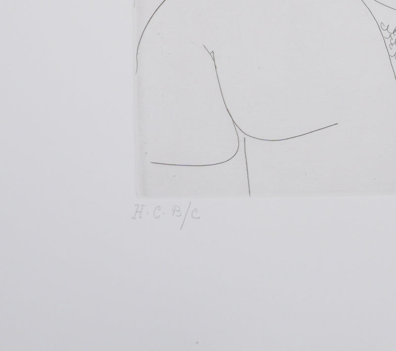 Pablo PICASSO : Les 156, La Fête de la patronne, Gravure originale signée