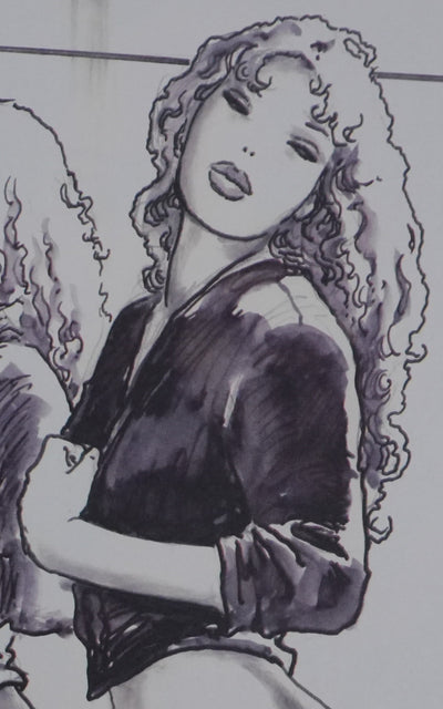 Milo MANARA : Le reflet du désir, Lithographie originale signée
