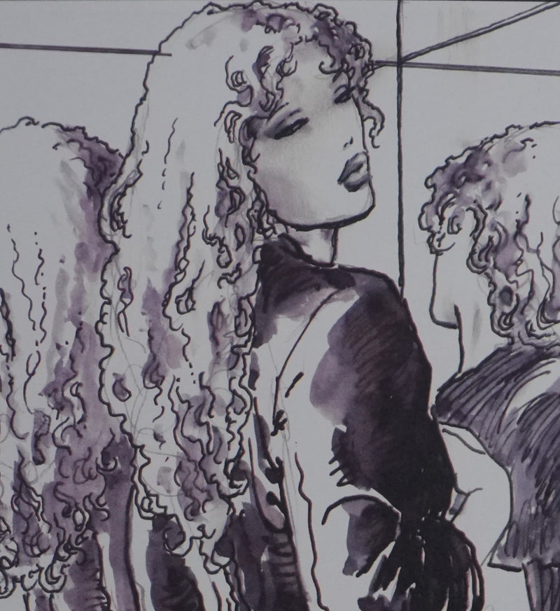 Milo MANARA : Le reflet du désir, Lithographie originale signée