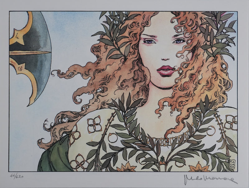 Milo MANARA : Ipsi, Déesse de la Guerre, Lithographie originale signée