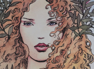 Milo MANARA : Ipsi, Déesse de la Guerre, Lithographie originale signée