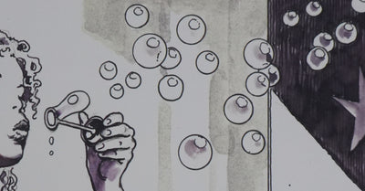 Milo MANARA : Bulles de savon, Lithographie originale signée