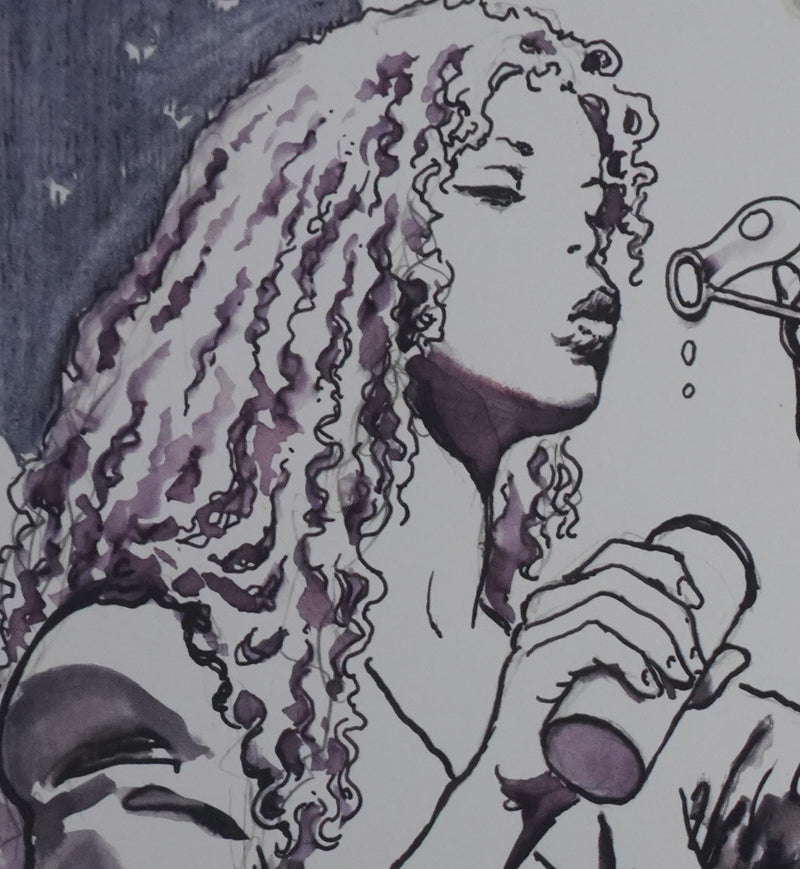 Milo MANARA : Bulles de savon, Lithographie originale signée
