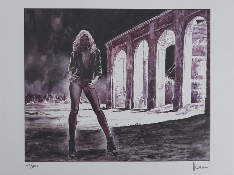 Milo MANARA : La muse, Lithographie originale signée