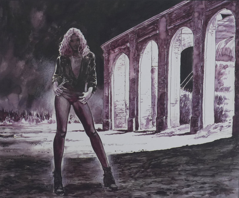Milo MANARA : La muse, Lithographie originale signée