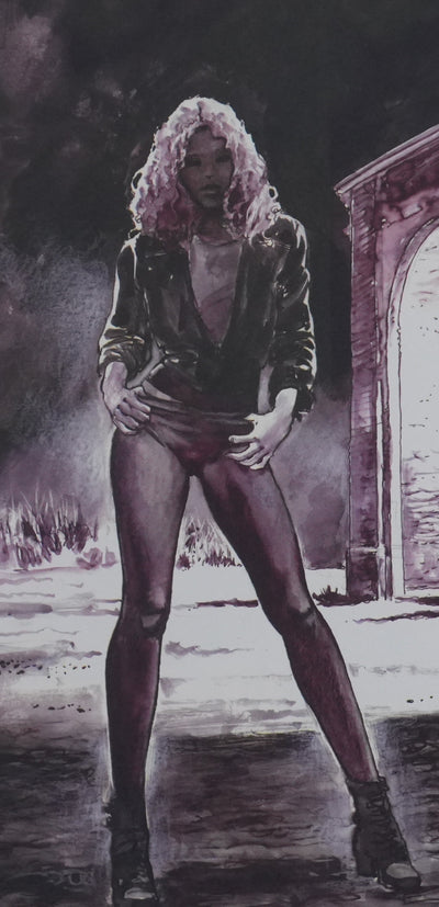 Milo MANARA : La muse, Lithographie originale signée