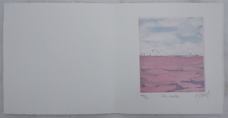 Matthieu PERRAMANT : En route, Gravure originale signée