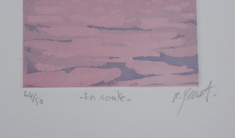 Matthieu PERRAMANT : En route, Gravure originale signée