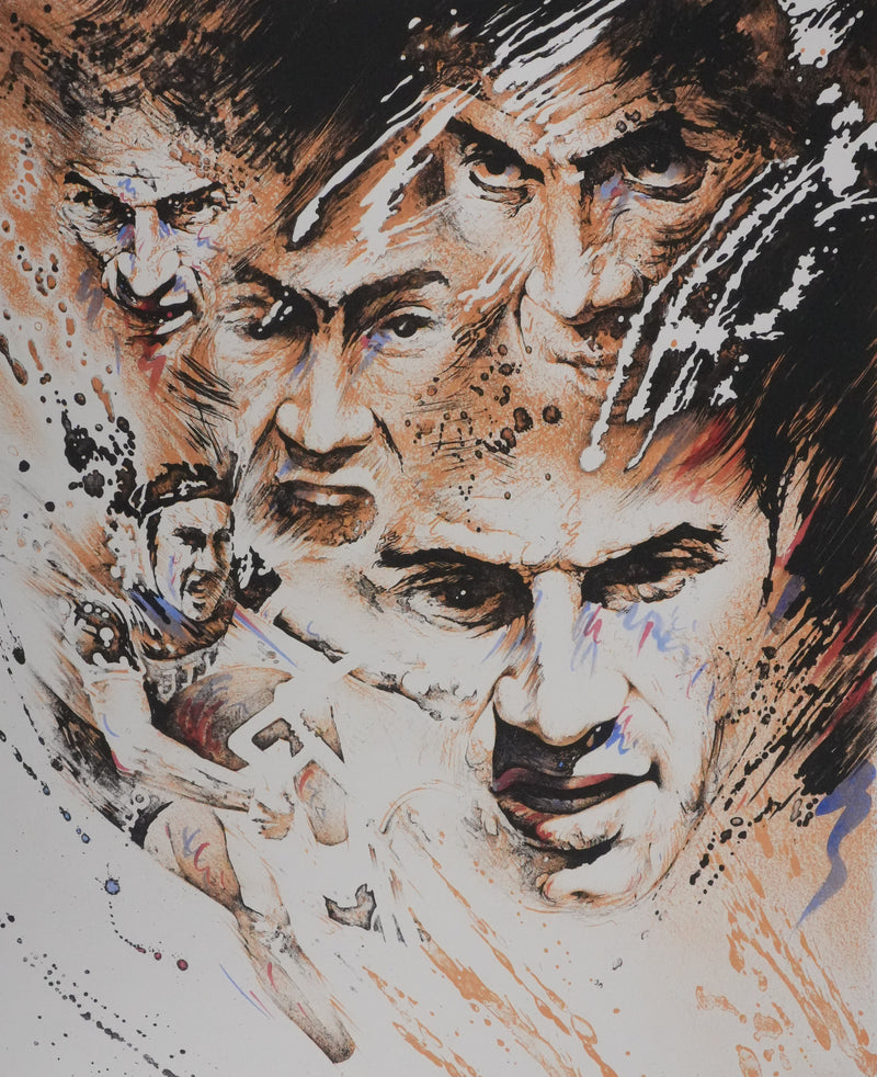 Claude LE BOUL : Le cycliste, Lithographie originale signée