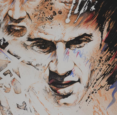 Claude LE BOUL : Le cycliste, Lithographie originale signée