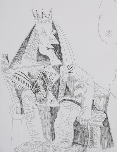 Pablo PICASSO : Les 156, Salomé dansant pour Hérode, Gravure originale signée