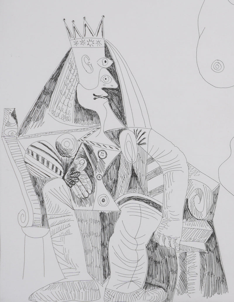 Pablo PICASSO : Les 156, Salomé dansant pour Hérode, Gravure originale signée