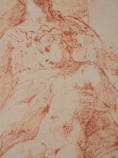 Francesco IL PARMIGIANINO : La Vierge à l'enfant, Lithographie