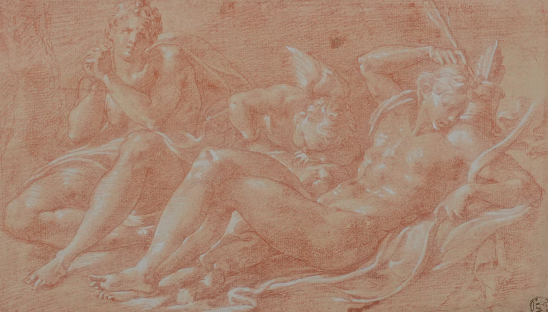 Francesco PRIMATICE : Cupidon accompagné d&