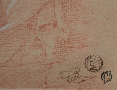 Francesco PRIMATICE : Cupidon accompagné d'une nymphe et d'un putto, Lithographie