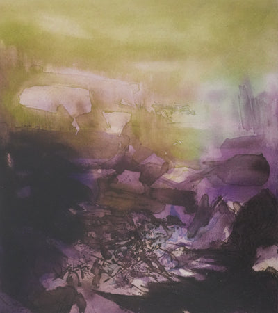 ZAO Wou-Ki : Tempête, Gravure originale signée