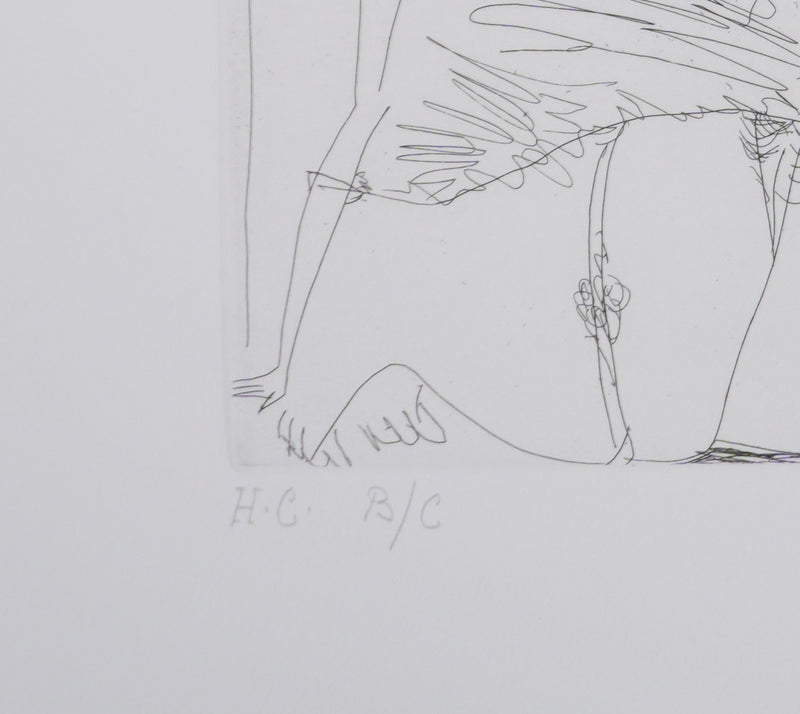 Pablo PICASSO : Les 156, Souvenirs. Espagne. Avec femme pâmée…, Gravure originale signée