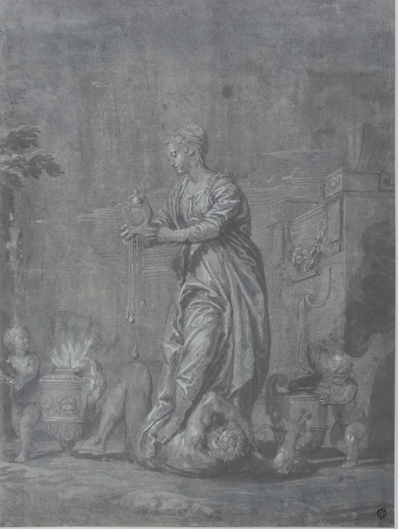 Paolo VERONESE : Victoire de la Vertu sur le Vice, Lithographie