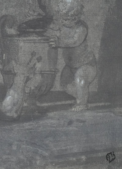 Paolo VERONESE : Victoire de la Vertu sur le Vice, Lithographie