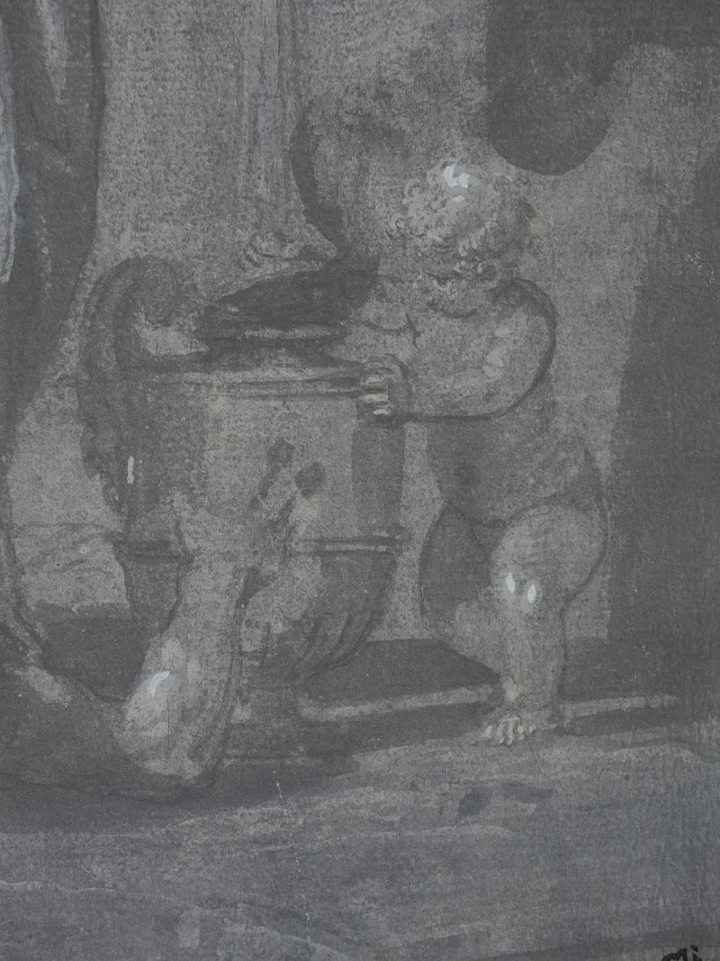 Paolo VERONESE : Victoire de la Vertu sur le Vice, Lithographie