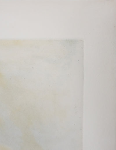 ZAO Wou-Ki : Au fond du lac, Gravure originale signée