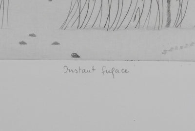 Camille COMBE : Instant fugace, Gravure originale signée