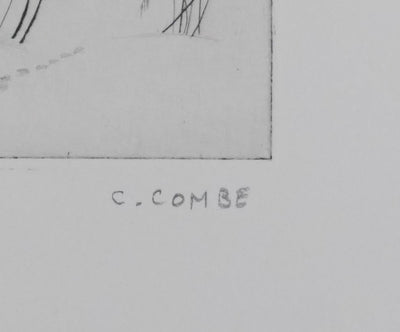 Camille COMBE : Instant fugace, Gravure originale signée