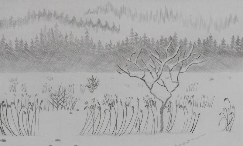Camille COMBE : Instant fugace, Gravure originale signée