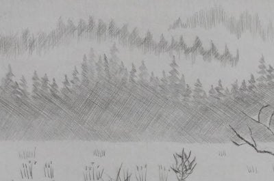 Camille COMBE : Instant fugace, Gravure originale signée