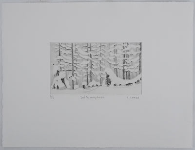 Camille COMBE : Métamorphose, Gravure originale signée
