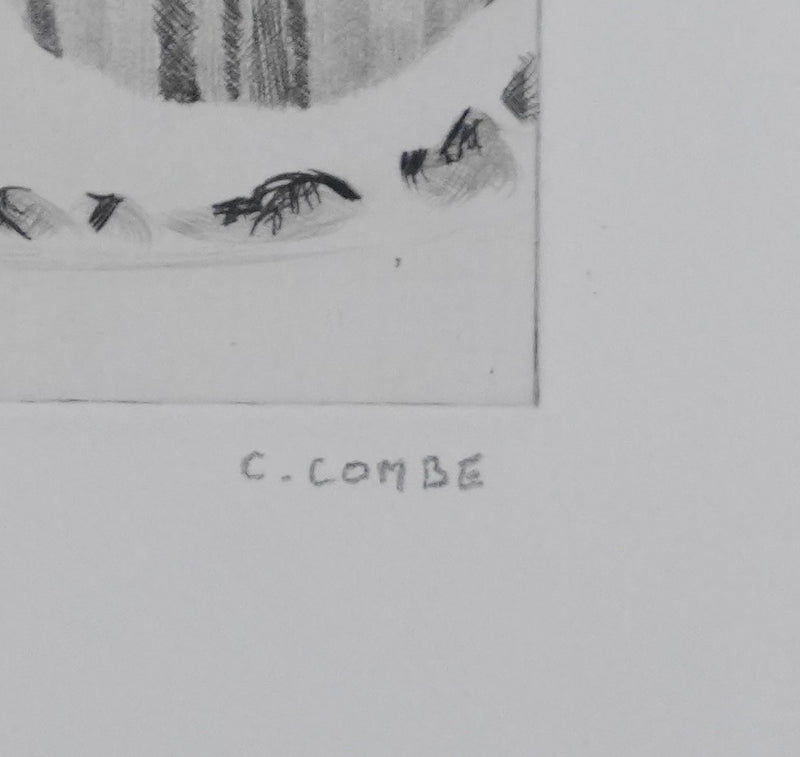 Camille COMBE : Métamorphose, Gravure originale signée