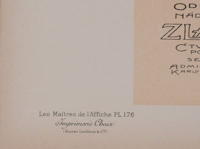 Vaclav OLIVA : Prague doré (Zlata Praha), Lithographie originale signée