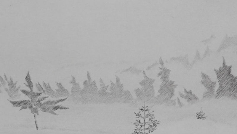 Camille COMBE : Au pays des légendes, Gravure originale signée