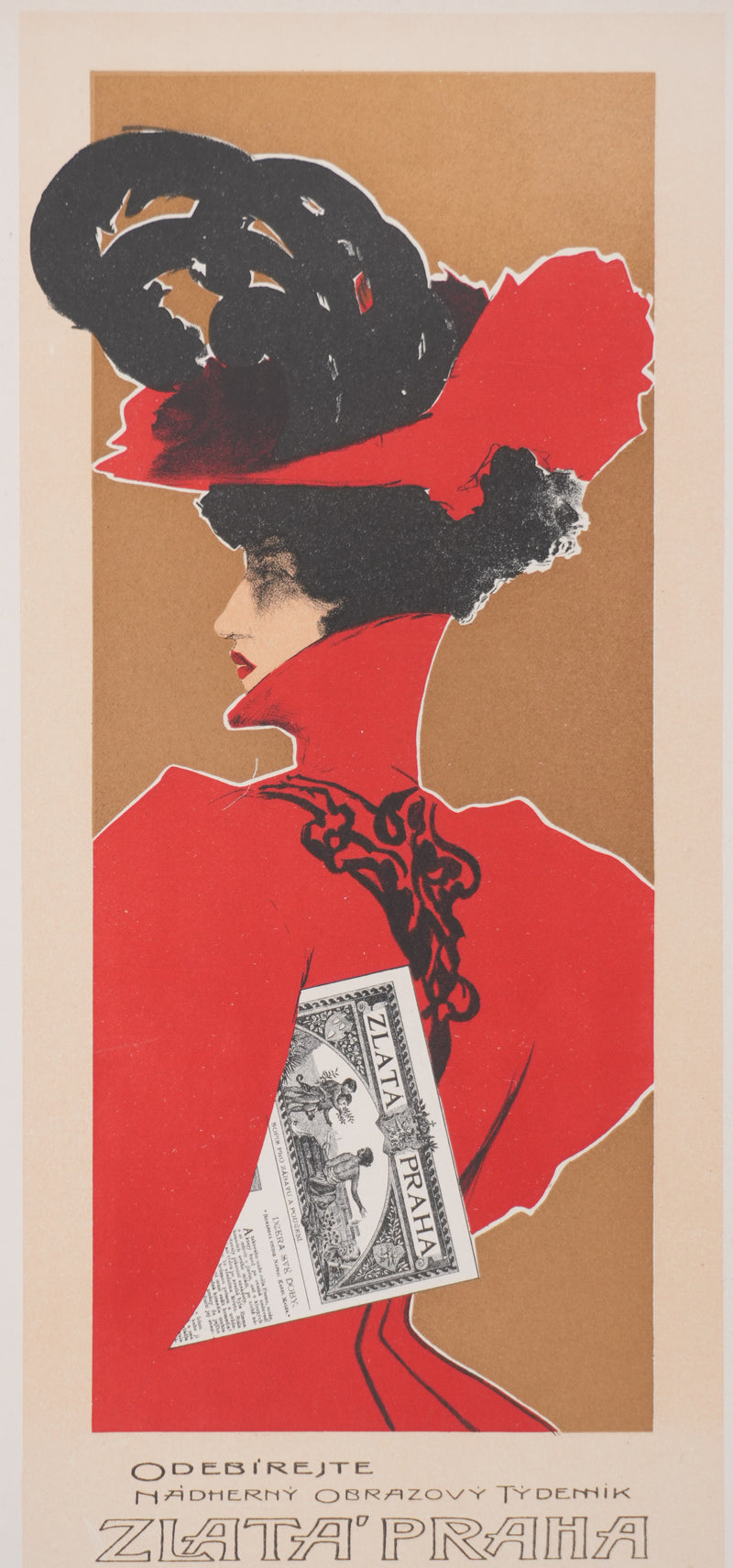 Vaclav OLIVA : Prague doré (Zlata Praha), Lithographie originale signée