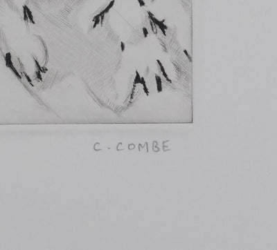 Camille COMBE : Joyeux Quintette, Gravure originale signée