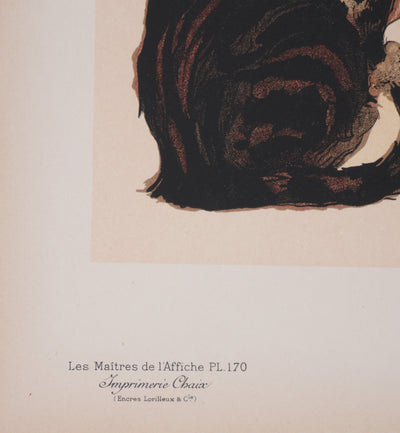 Théophile Alexandre STEINLEN : L'heure du thé, Lithographie originale signée