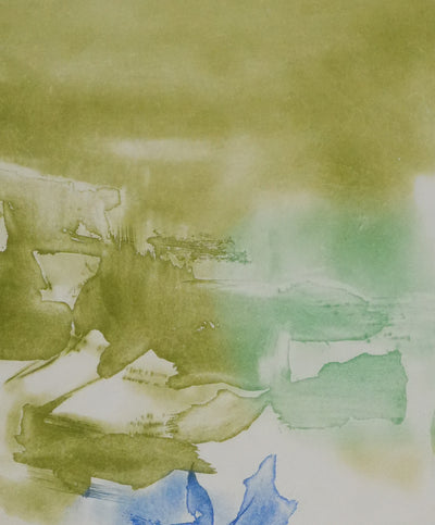 ZAO Wou-Ki : Tempête (Etat vert), Gravure originale