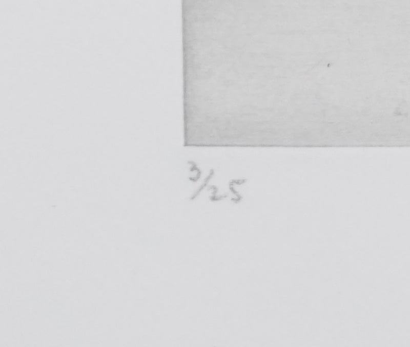 Camille COMBE : Air de fête, Gravure originale signée