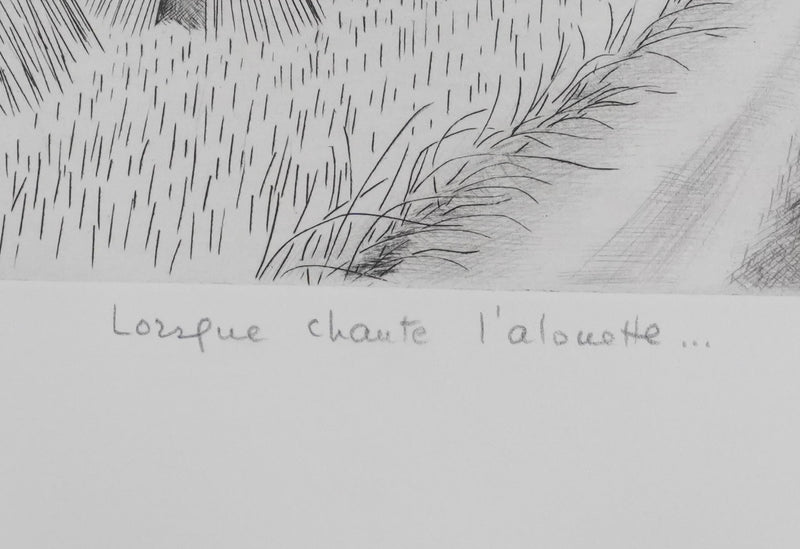 Camille COMBE : Lorsque chante l&