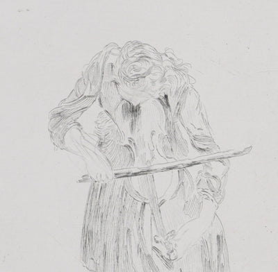 Pierre-Auguste RENOIR (d'après) : Les violonistes, Gravure