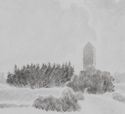 Camille COMBE : Jeux de nuages, Gravure originale signée