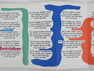 Fernand LEGER : Liberté j'écris ton nom, Sérigraphie originale (photo de détail 9) - Crédit photo : Galerie Art.Paris