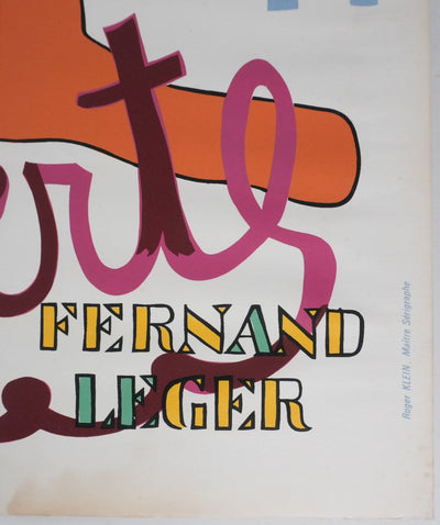 Fernand LEGER : Liberté j'écris ton nom, Sérigraphie originale (photo de détail 12) - Crédit photo : Galerie Art.Paris